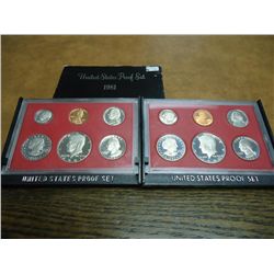 1980 & 1981 US PROOF SETS 1980 NO BOX