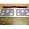 Image 1 : 1985 & 1986 US PROOF SETS (WITH BOXES)