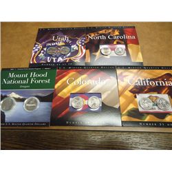 5 ASSORTED US MINT 50 STATE QUARTERS P & D UNC