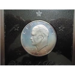 1972-S IKE SILVER DOLLAR PF (BROWN PACK) NO BOX