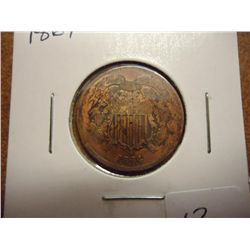 1864 US TWO CENT PIECE