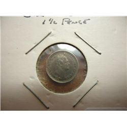 1835 GREAT BRITAIN SILVER 1 1/2 PENCE