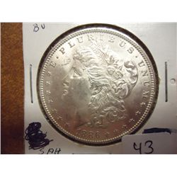 1886 MORGAN SILVER DOLLAR UNC