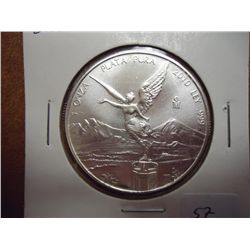 2010 MEXICO SILVER 1 OZ. LIBERTAD UNC
