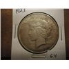 Image 1 : 1923 PEACE SILVER DOLLAR