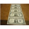 Image 1 : 5-1957-A $1 SILVER CERTIFICATES NICER CONDITION
