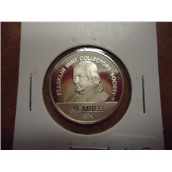 1/4 OZ STERLING SILVER 1974 FRANKLIN MINT