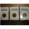 Image 1 : 3-ANACS SLABBED JEFFERSON NICKELS SEE DESCRIPTION