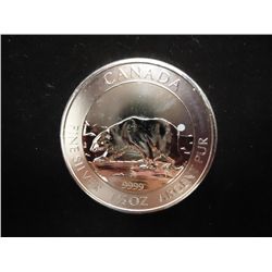 2013 CANADA 1 1/2 OZ. SILVER $8 (PF LIKE) POLAR
