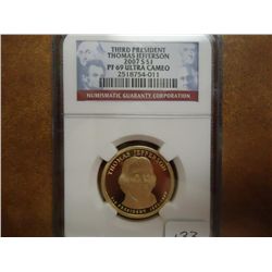 2007-S JEFFERSON DOLLAR NGC PF69 ULTRA CAMEO