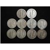 Image 2 : 10 ASSORTED 1930'S MERCURY DIMES