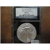 Image 1 : 2012 AMERICAN SILVER EAGLE NGC MS70