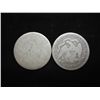 Image 2 : 2 SEATED LIBERTY QUARTERS