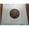 Image 1 : 1922-D LINCOLN CENT (EXTRA FINE)