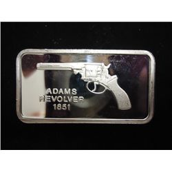 32.8 GRAM STERLING SILVER INGOT 1851 ADAMS