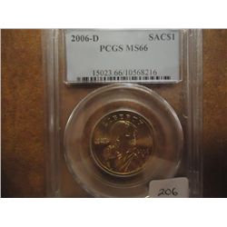 2006-D SACAGAWEA DOLLAR PCGS MS66