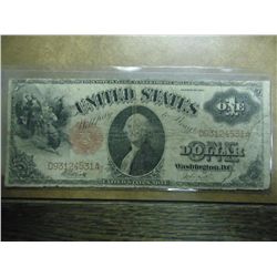 1917 LARGE SIZE $1 US LEGAL TENDER NOTE