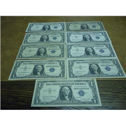 9-1957-B $1 SILVER CERTIFICATES