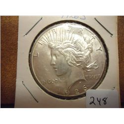1926-S PEACE SILVER DOLLAR UNC
