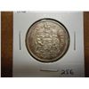 Image 1 : 1962 CANADA SILVER 50 CENTS UNC