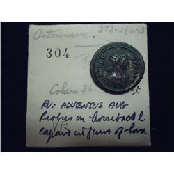 A.D.232-282 ANCIENT COIN ATTRIBUTED AS SHOWN EF