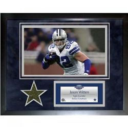 Jason Witten Dallas Cowboys 11x14 Framed Collage with Game-Used Turf (Steiner LOA)