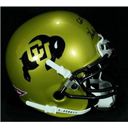 Hale Irwin Signed Colorado Mini Helmet Inscribed "Go Buffs!" (JSA COA)