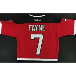 Mark Fayne Signed Devils Jersey (JSA COA)