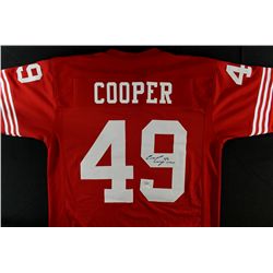 Earl Cooper Signed 49ers Jersey (JSA COA & GTSM)