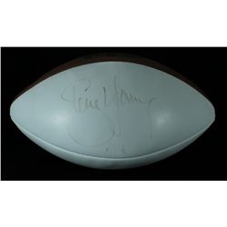 Steve Young Signed Full-Size White Panel Football (Young COA)