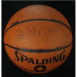 Patrick Ewing Signed Spalding NBA Basketball (JSA COA)