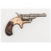 Image 1 : Colt Open Top 7-shot spur trigger revolver, .22  cal., 2-1/2” round barrel, brass frame, wood  grips