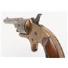 Image 9 : Colt Open Top 7-shot spur trigger revolver, .22  cal., 2-1/2” round barrel, brass frame, wood  grips