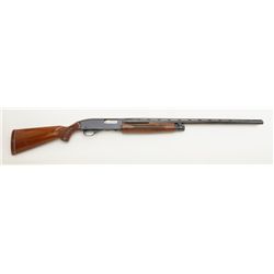 Winchester Model 1200 pump action shotgun, 16  gauge, full choke, 28” ventilated rib barrel, blue  f