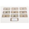Image 1 : Lot of 10 1935-dated rare Hawaii $1 Silver  Certificates, various conditions.   Est.:   $125-$175.