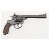 Image 1 : Sporterized Russian Nagant DA revolver,  import-marked, 7.62mm cal., 6” heavy round target  barrel,
