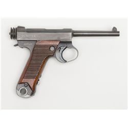 Japanese Nambu Model T-14 semi-auto pistol, later  large trigger guard, 4-3/4” barrel, quality  re-b