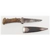Image 2 : 19th Century Scottish "stocking dagger" with fine  silver mounts that are deeply engraved in classic