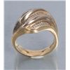 Image 1 : Ladies 14K gold ring set with baguette diamonds in  channels, approx. ½ CT to ¾ Ct total.   Est.: