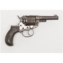 Colt Model 1877 Lightning revolver, .38 caliber,  Serial #66579.  The Storekeeper model, made  witho