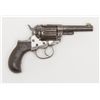 Image 1 : Colt Model 1877 Lightning revolver, .38 caliber,  Serial #66579.  The Storekeeper model, made  witho