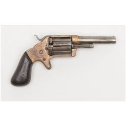 Brooklyn Arms Co. “Slocum sliding sleeve” front  loading pocket revolver, .32RF cal., 3” barrel,  en