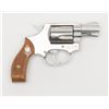 Image 2 : Smith & Wesson Model 60 (no dash) DA revolver, .38  Special cal., 2” barrel, stainless, checkered  w