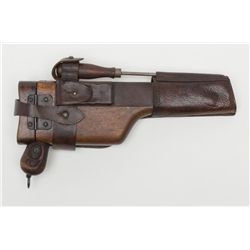 Mauser Broomhandle “Big Red 9” semi-auto pistol  with wood combination shoulder stock/holster and  l