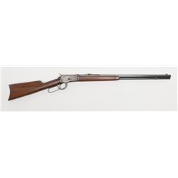 Winchester Model 92 lever action rifle, .32 W.C.F.  cal., 24” octagon barrel, blue finish, wood  sto