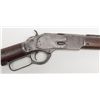 Image 9 : Winchester Model 1873 lever action rifle, .44  W.C.F. cal., 24” octagon barrel, blue finish,  7-leaf