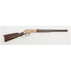 Winchester Model 1866 lever action SRC, .44 cal.,  20” barrel, brass frame, wood stocks, #157726 in