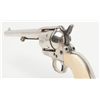 Image 11 : Colt Civilian Model SAA revolver, .44/40 cal.,  7-1/2” etched panel barrel, nickel finish, period  i