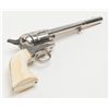 Image 9 : Colt Civilian Model SAA revolver, .44/40 cal.,  7-1/2” etched panel barrel, nickel finish, period  i