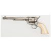 Image 2 : Beautiful period engraved Colt Civilian Model SAA  revolver, .45 cal., 7-1/2” barrel, nickel finish,